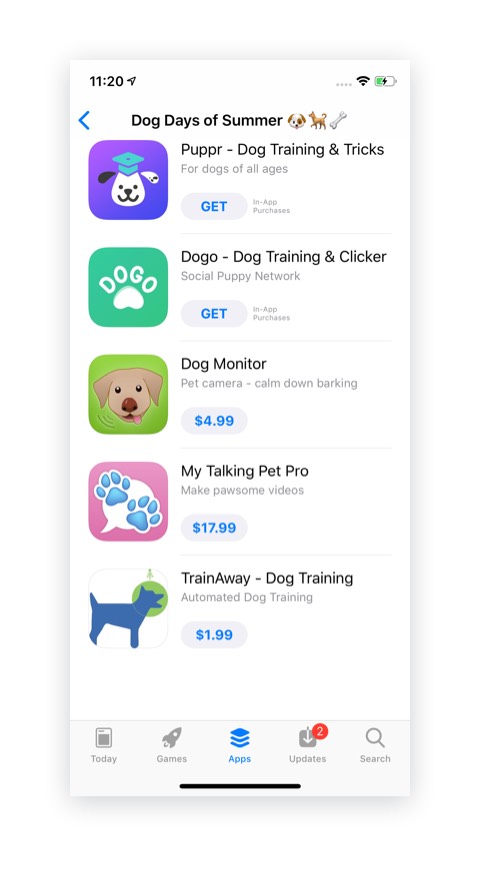 App Update in Line with your Milestones